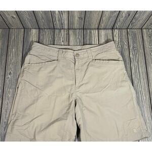 North Face Men Hiking Trail Shorts Sz 36 Tan Khaki Beige Camping Gorpcore Casual